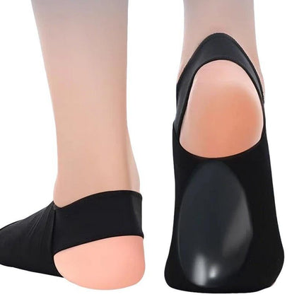 Arch Support Soft Pad Brace Sleeve Ankle Foot Wrap For Feet Flat - Black