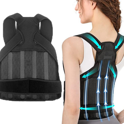 Back Brace Posture Corrector for Women and Men Back Straightener Scoliosis and Hunchback Correction -M