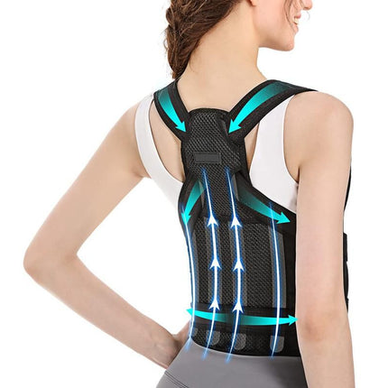Back Brace Posture Corrector for Women and Men Back Straightener Scoliosis and Hunchback Correction -M