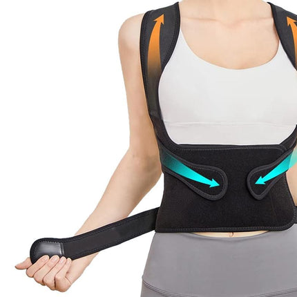 Back Brace Posture Corrector for Women and Men Back Straightener Scoliosis and Hunchback Correction -M