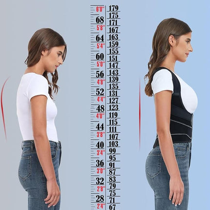 Back Straighter for Lower Back Pain Relief Back Brace Posture Corrector with Spine Vertical Alignment System -L