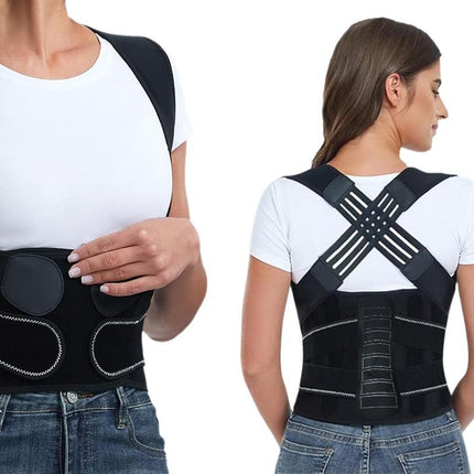 Back Straighter for Lower Back Pain Relief Back Brace Posture Corrector with Spine Vertical Alignment System -M