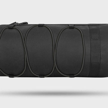 Bike Handlebar Bag Front Bike Bags Handlebar Storage Pouch Pack with Shoulder Strap - Yellow