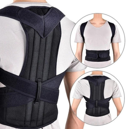 Hook and Loop Shoulder Support Brace Belt Back Posture Correctors -3XL
