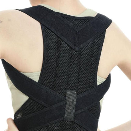 Hook and Loop Shoulder Support Brace Belt Back Posture Correctors -L