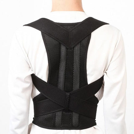 Hook and Loop Shoulder Support Brace Belt Back Posture Correctors -M
