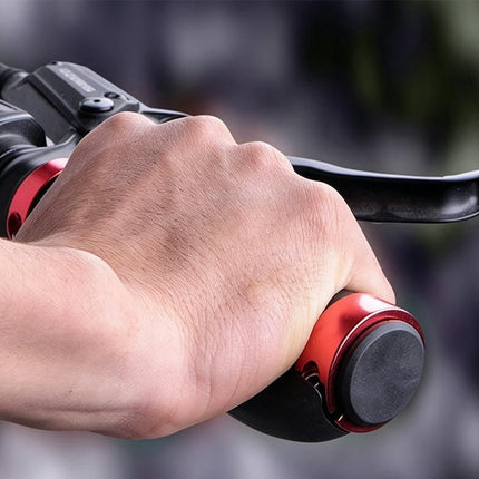 Cycling Lock-On MTB Ergonomic Mountain Bike Rubber Grips Bicycle Handlebar - Red