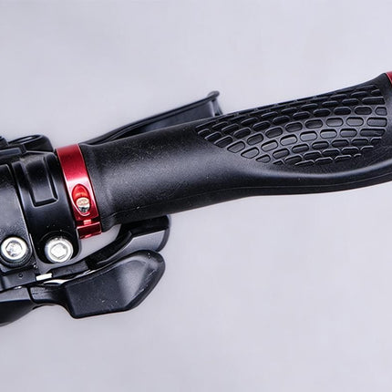 Cycling Lock-On MTB Ergonomic Mountain Bike Rubber Grips Bicycle Handlebar - Red
