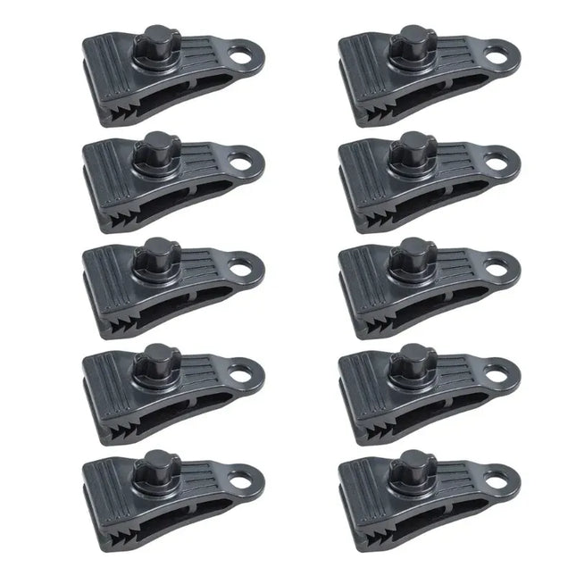 10Pcs Tarp Clips Lock Grip Tarp Clamps Pool Cover Clips Tent Fasteners Holder for Awnings Outdoor Camping