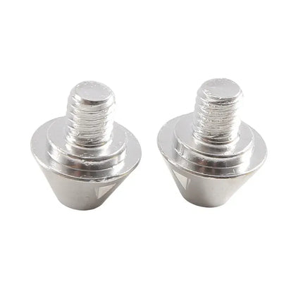 12 PCS M6 Football Shoe Replacement Spikes Studs For - Silver 8mm