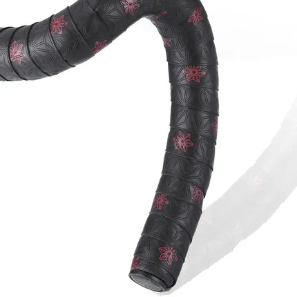 Road Bike Handlebar Tape AntiSlip Shock AntiVibration Durable - Star Red