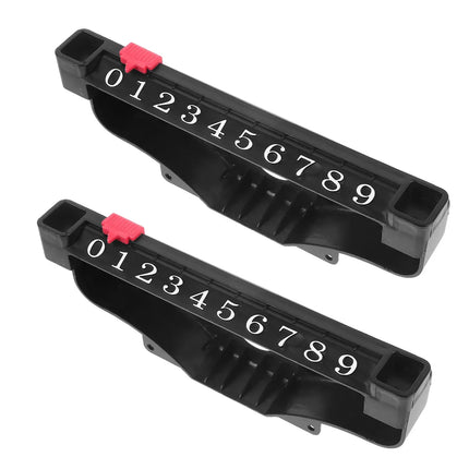 2Pcs Air Hockey Ice Hockey Table Scorekeepers Field Accessories Plastic Goal Counters Scoring Boxes - Black