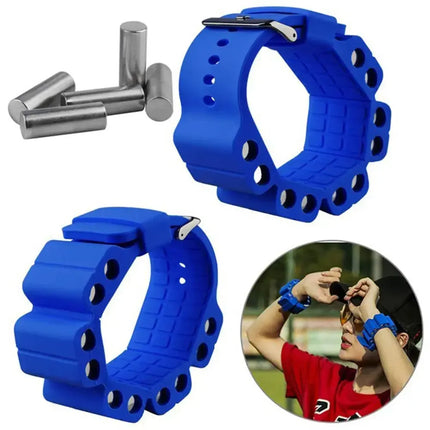 2Pcs Wrist Weights Adjustable Bracelet For Fitness Exercise Walking Jogging Yoga Gym - Pink