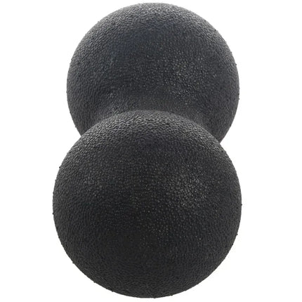 3X Fitness Peanut Massage Ball Fascia Massager Roller Pilates Yoga Gym Exercise Equipment - Black