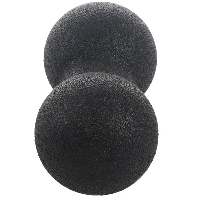 3X Fitness Peanut Massage Ball Fascia Massager Roller Pilates Yoga Gym Exercise Equipment - Black