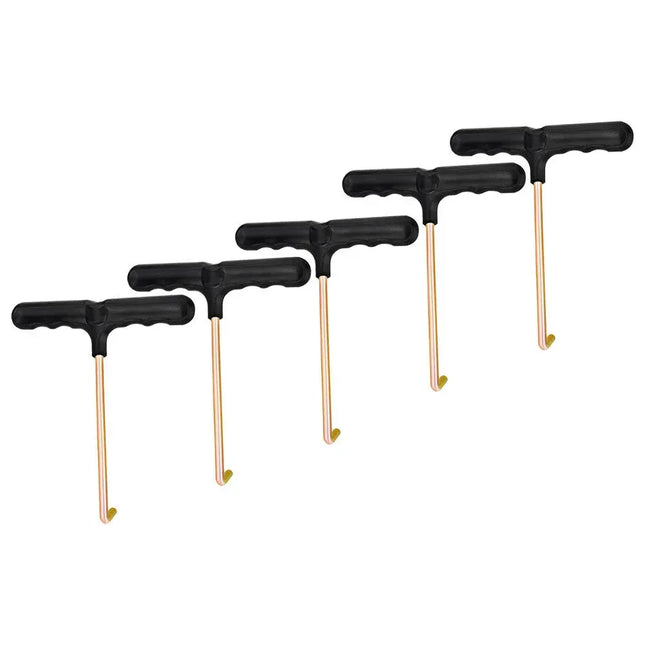 5 Pcs Shoelace Tighteners T shaped Shoelace Puller Tools Team Sports - As Shown