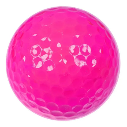 6Pcs Practice Golf Balls For Golfer Gift Golf Accessories for Indoor Outdoor - Pink Gift Ball