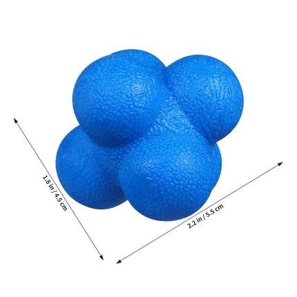 6 Pcs Reaction Ball Bounce Ball Reflex Equipment Agility Balls Fitness Exercise Sports Training Accessories