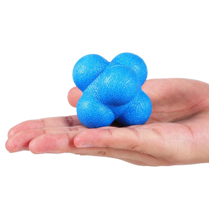 6 Pcs Reaction Ball Bounce Ball Reflex Equipment Agility Balls Fitness Exercise Sports Training Accessories