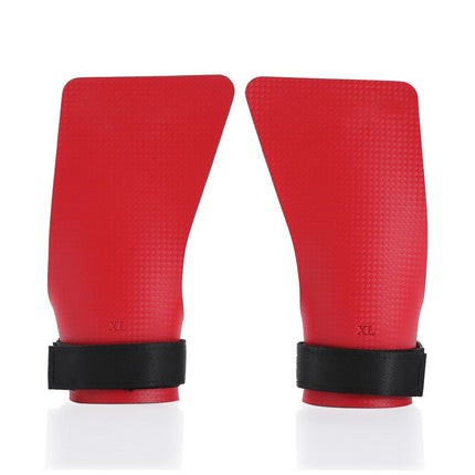 Basketball Hand Grips for Pull-ups Cross Training Gymnastics Weightlifting Palm Protector - Red 2XL
