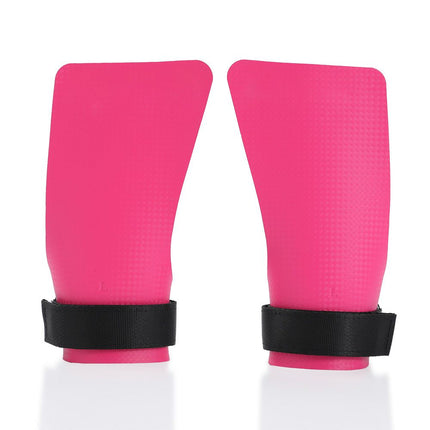 Basketball Hand Grips for Pull-ups Cross Training Gymnastics Weightlifting Palm Protector - Magenta 2XL