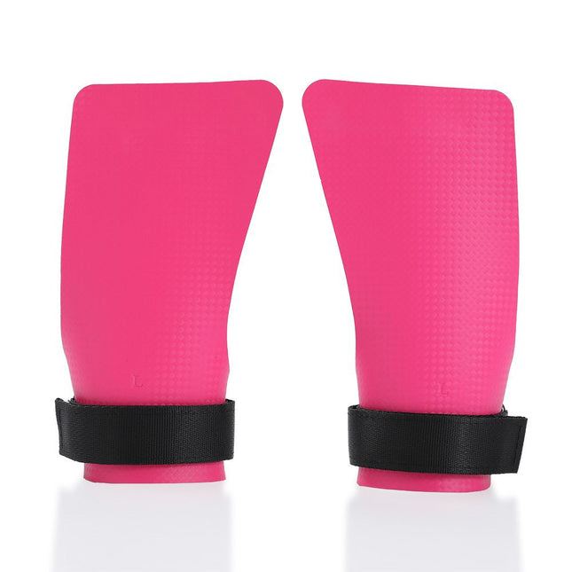 Basketball Hand Grips for Pull-ups Cross Training Gymnastics Weightlifting Palm Protector - Magenta 2XL