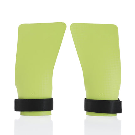 Basketball Hand Grips for Pull-ups Cross Training Gymnastics Weightlifting Palm Protector - Fluorescent Yellow L