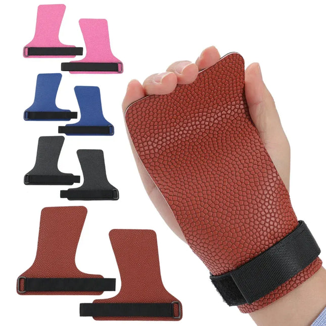 Basketball Hand Grips for Pull-ups Cross Training Gymnastics Weightlifting Palm Protector - Fluorescent Yellow S