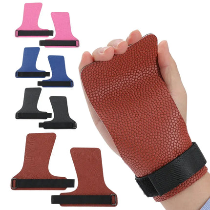 Basketball Hand Grips for Pull-ups Cross Training Gymnastics Weightlifting Palm Protector - Gray L
