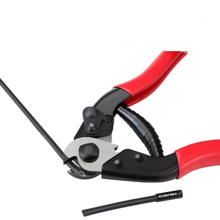 Bicycle Brake Shift Cable Cutter Bike Spoke Cutting Pliers MTB Cycling Repair Tool Brake Line Tube Plier - Red