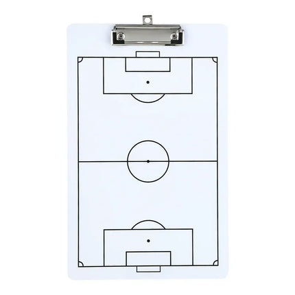 Football Tactical Board Training Erasable Portable Blackboard for Coach Guidance - White