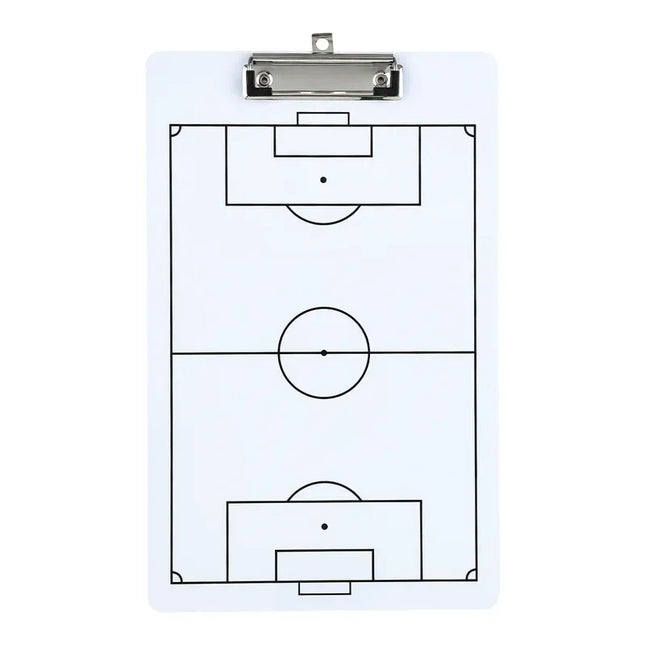 Football Tactical Board Training Erasable Portable Blackboard for Coach Guidance - White