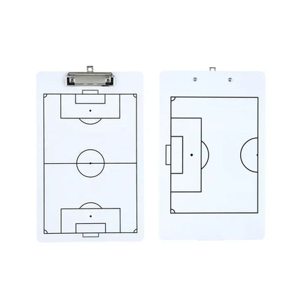 Football Tactical Board Training Erasable Portable Blackboard for Coach Guidance - White