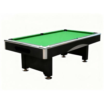 8Ft Billiard Table, Velvet Tablecloth with Accessories - Blue