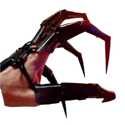 Halloween Articulated Fingers Plastic Party Props Black Spider Claw (left hand) Cartons