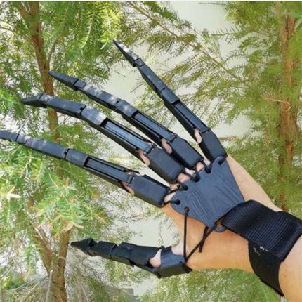 Halloween Articulated Fingers Plastic Party Props White Bones (Pair) Cartons