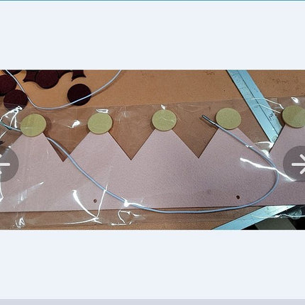Birthday Hat Crown Party Props One Size Pink meat Free size