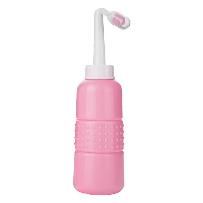 Portable Female Private Parts Wash Cleaner 500ml Blue Pink