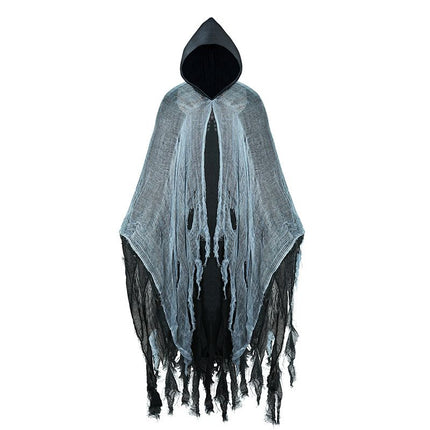 HSX Halloween Zombie Cloak Costume Props Black cloak Free size