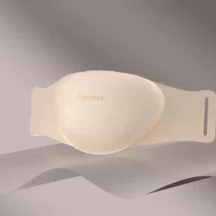 White abdominal massage belt, heat therapy massage, kneading massager, stress relief wellness, digestive health, relaxation tool, Australia market