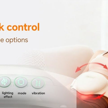 White abdominal massage belt, heat therapy massage, kneading massager, stress relief wellness, digestive health, relaxation tool, Australia market