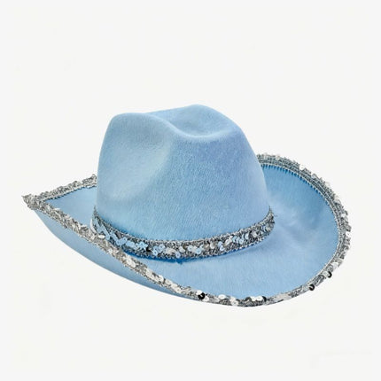 Bachelorette Party Hats Bachelor Party Hats Cowboy Hats White Pink Black Hats - Red - Size m