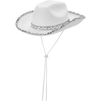 Bachelorette Party Hats Bachelor Party Hats Cowboy Hats White Pink Black Hats - Yellow - Size m