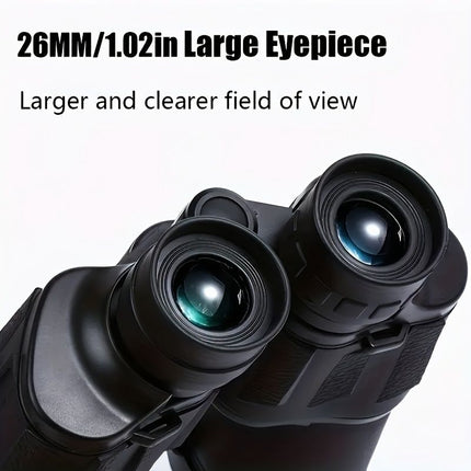 Yellow 10x50 Binoculars for Adults Outdoor Wildlife Bird Watching