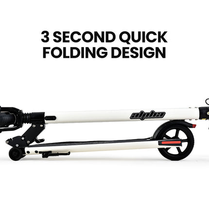 ALPHA Peak Electric Scooter, AU Compliant, 300W Power Up to 25km/h Adult Teens E-Scooter Easy Fold, White