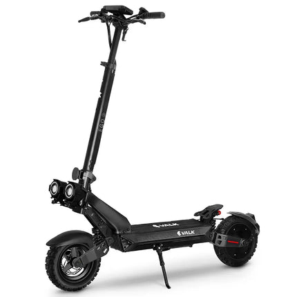 VALK Ego 8 Electric Scooter, 500W, AU Compliant, 48V 13Ah, 55km Max Range, eScooter for Adults, Foldable, Off Road, Black