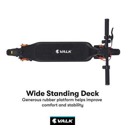 VALK Nexus 7 Electric Scooter, 500W, AU Compliant, 30km Max Range, 10 inch Tyres, Suspension, Folding Motorised Commuter eScooter for Adults,