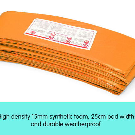 Kahuna 16ft Trampoline Replacement Pad Round - Orange