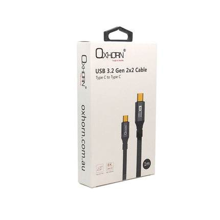 OXHORN CB-CC-321 USB C 3.2 Gen 2x2 Cable 1m