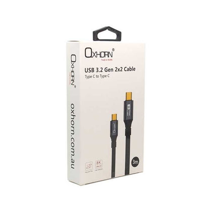 OXHORN CB-CC-323 USB C 3.2 Gen 2x2 Cable 3m